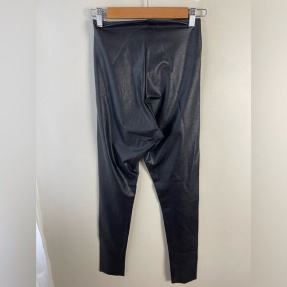 commando Women's Perfect Control Faux Leather Leggings Black Medium slimming - Picture 7 of 15